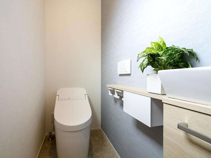 注文住宅新築完成　1階：トイレ｜滋賀で家を建てるなら匠工房