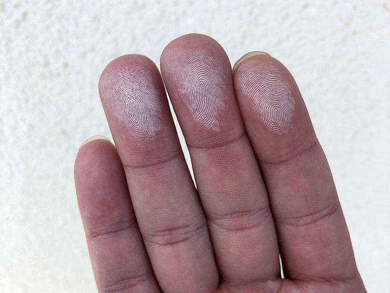 外装リフォーム施工前　チョーキング現象｜滋賀でリフォームするなら匠工房