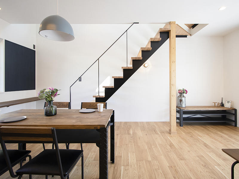 新築注文住宅完成　リビング・ダイニング｜滋賀で家を建てるなら匠工房