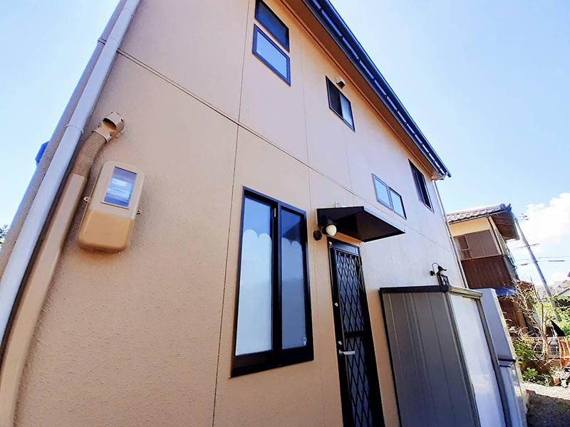 外壁塗装リフォーム完成　外壁塗分け｜滋賀でリフォームするなら匠工房