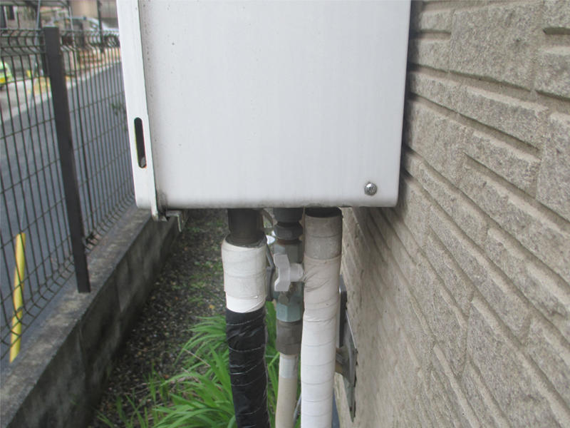 施工事例　大津市　給湯器　ガス