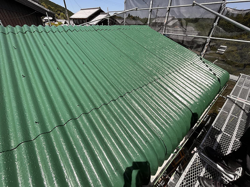 屋根塗装リフォーム完成 屋根|滋賀でリフォームするなら匠工房