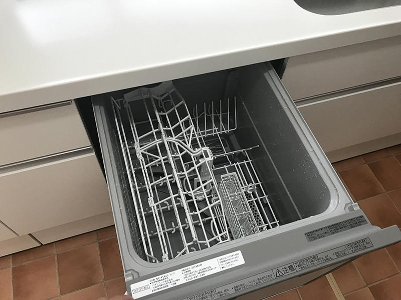 食洗機を付けた事で片付けらくちん