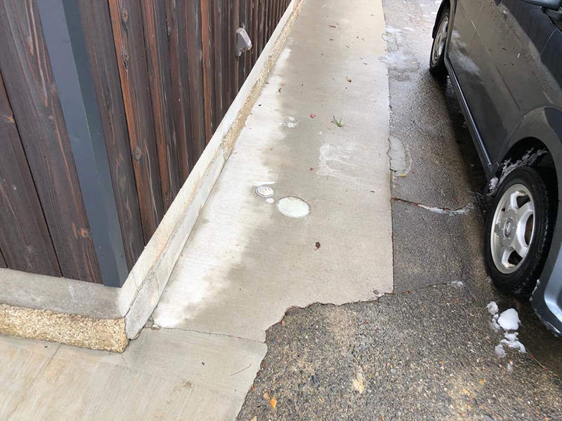 基礎リフォーム施工前　基礎・犬走｜滋賀でリフォームするなら匠工房