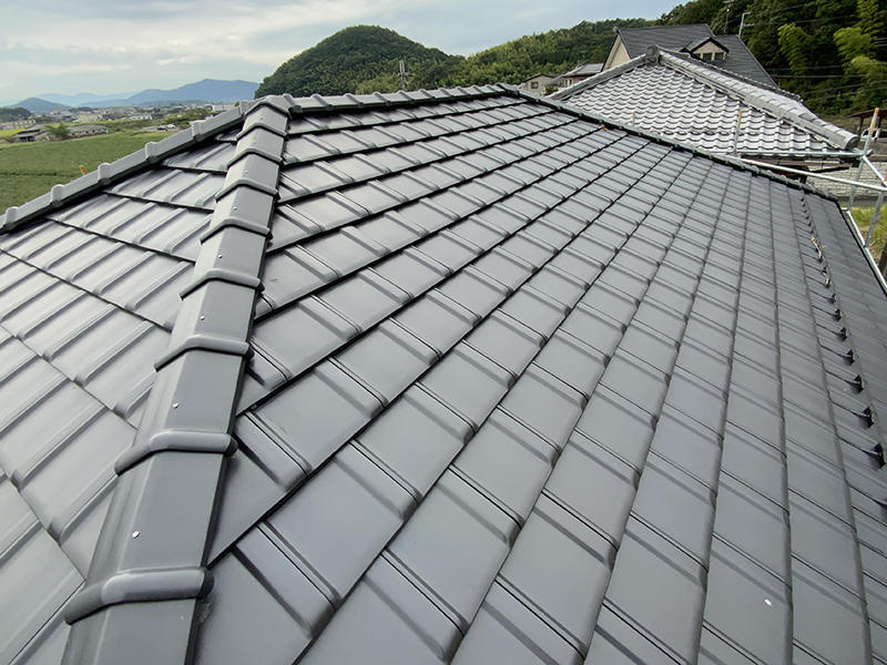 外装リフォーム完成　屋根葺き替え｜滋賀でリフォームするなら匠工房
