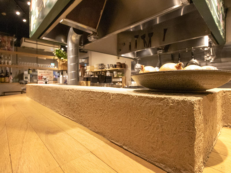 お野菜スタンドわえん様飲食店　落ち着きのある色味｜滋賀や京都で開業するなら匠工房