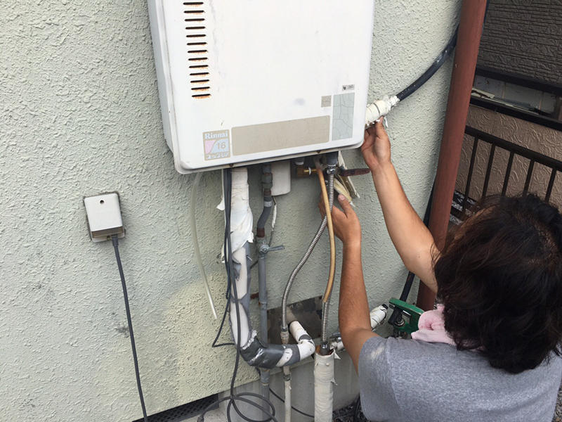 給湯器　施工事例　滋賀　匠工房