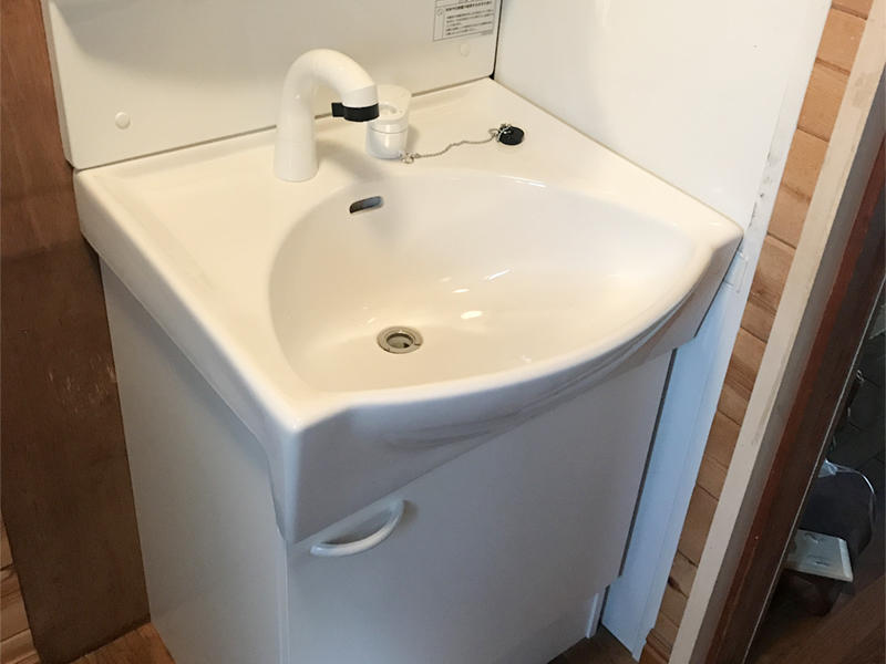 洗面台　洗面所　施工事例　草津市