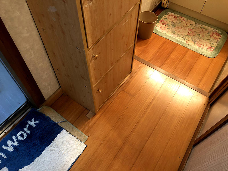 施工前　洗面脱衣室