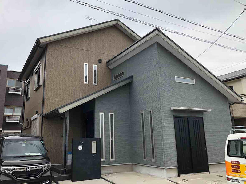 外壁塗装リフォーム施工前 外壁|滋賀でリフォームするなら匠工房