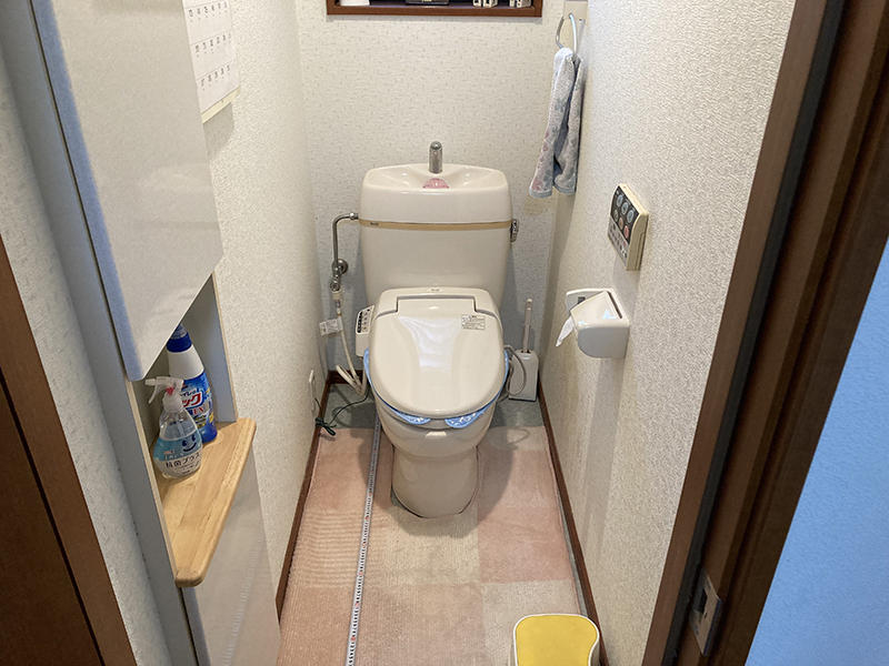 トイレリフォーム施工前　トイレ（分離型）｜滋賀でリフォームするなら匠工房