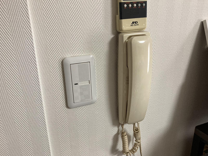 インターホンリフォーム施工前　インターホン室内｜滋賀でリフォームするなら匠工房