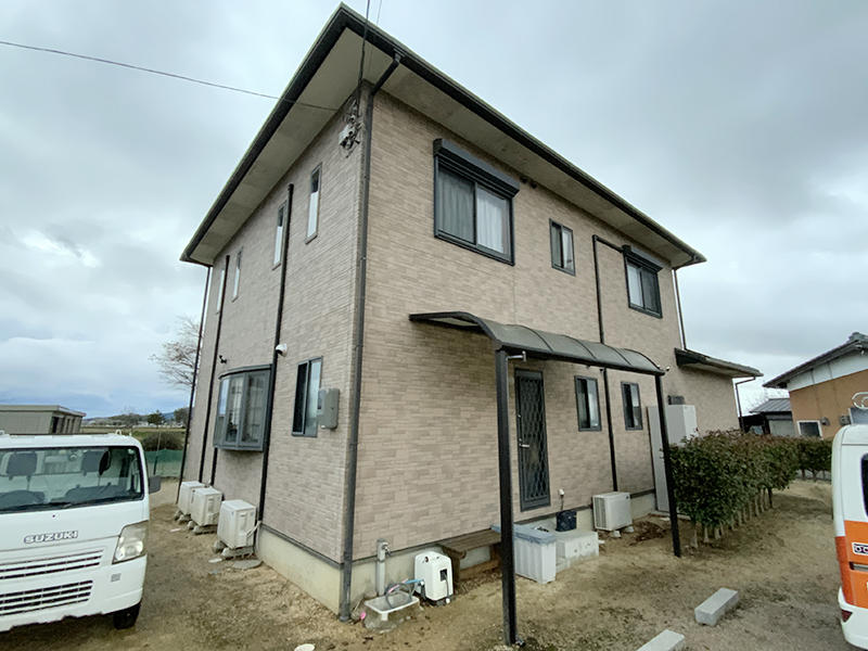 外壁塗装リフォーム施工前　外壁｜滋賀でリフォームするなら匠工房