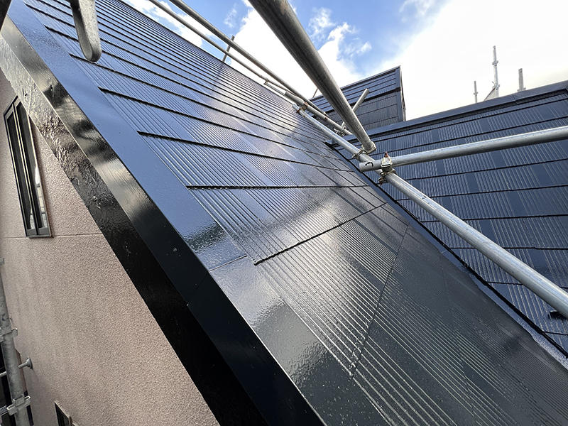 屋根リフォーム完成　破風板｜滋賀でリフォームするなら匠工房