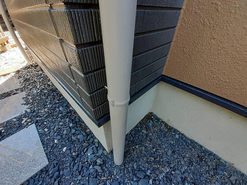 外壁塗装リフォーム完成　雨樋｜滋賀でリフォームするなら匠工房