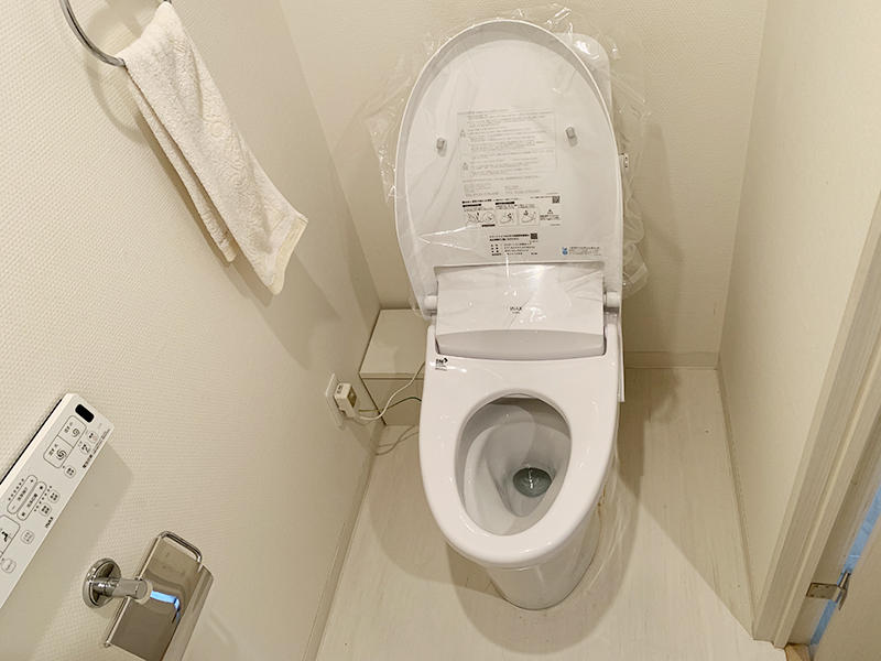 トイレリフォーム完成 トイレ リクシル 匠工房オリジナル|滋賀でリフォームするなら匠工房