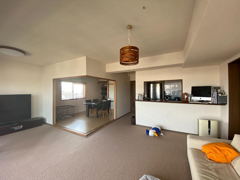 マンションリフォーム施工前　リビング｜滋賀でリフォームするなら匠工房