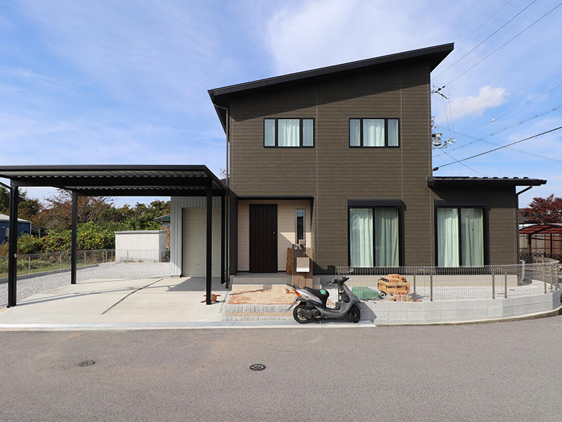 新築注文住宅完成　外観｜滋賀で家を建てるなら匠工房