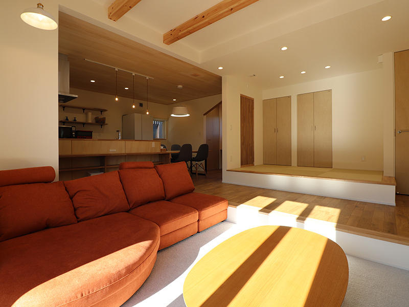 新築完成　ピットリビング｜滋賀で家を建てるなら匠工房