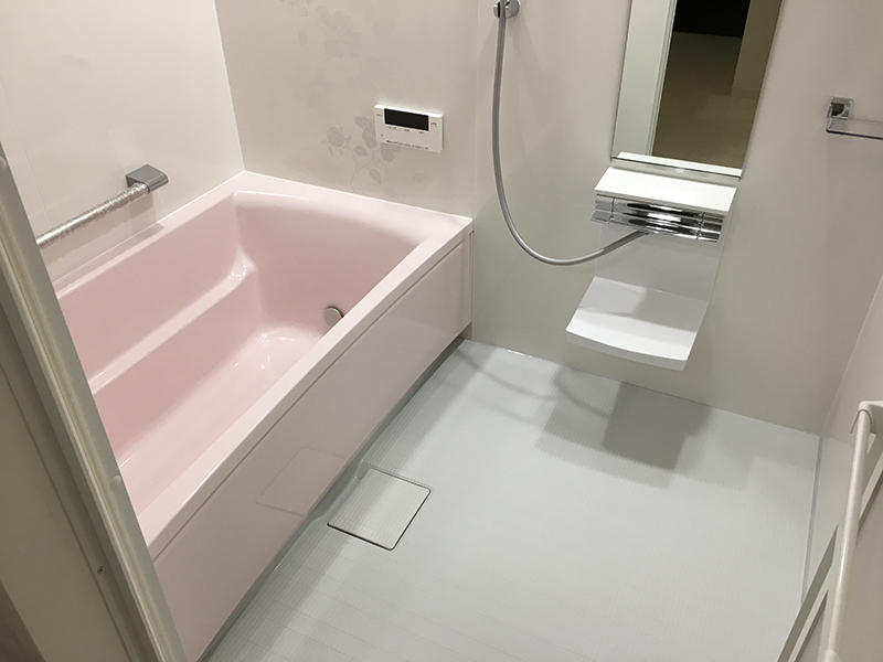 お風呂リフォーム完成　システムバス　タカラスタンダード　伸びの美浴室｜滋賀でリフォームするなら匠工房