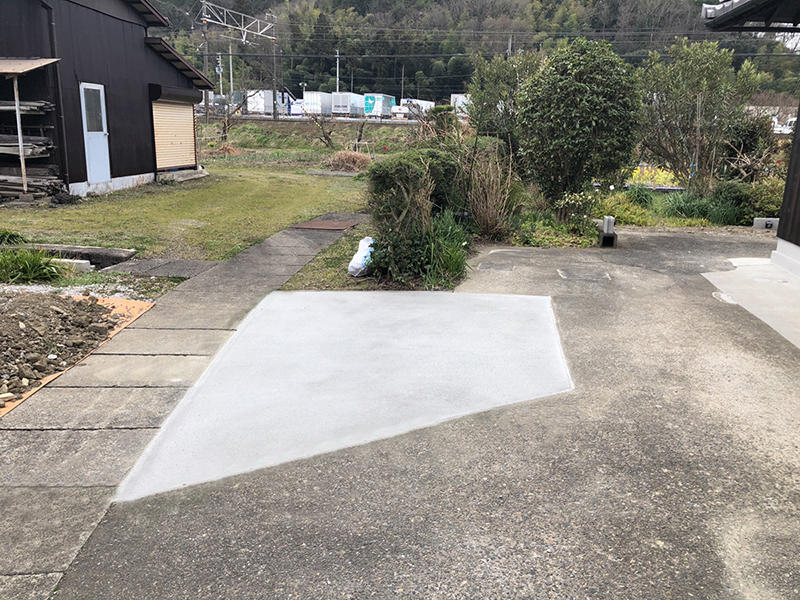 土間リフォーム完成　土間コンクリート｜滋賀でリフォームするなら匠工房