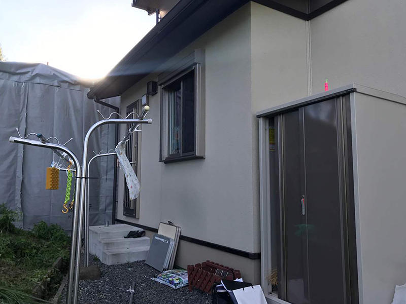 施工前　テラス設置予定