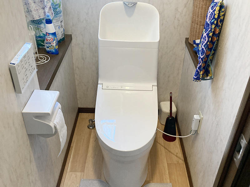 トイレリフォーム完成 トイレ TOTO ZR1|滋賀でリフォームするなら匠工房