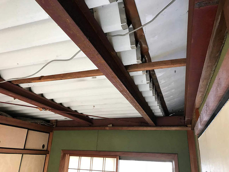雨漏れリフォーム施工前　雨漏れ｜滋賀でリフォームするなら匠工房