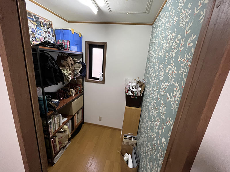 収納リフォーム施工前 ウォークインクローゼット|滋賀でリフォームするなら匠工房