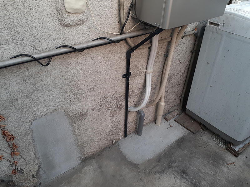 お風呂リフォーム完成 配管もきれいに|滋賀でリフォームするなら匠工房