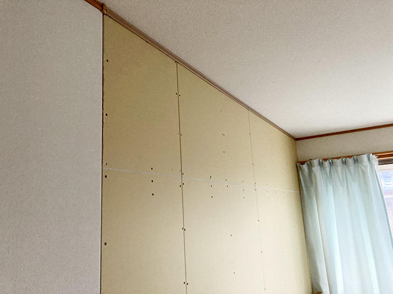 子ども部屋リフォーム施工中　壁を造作します｜滋賀でリフォームするなら匠工房