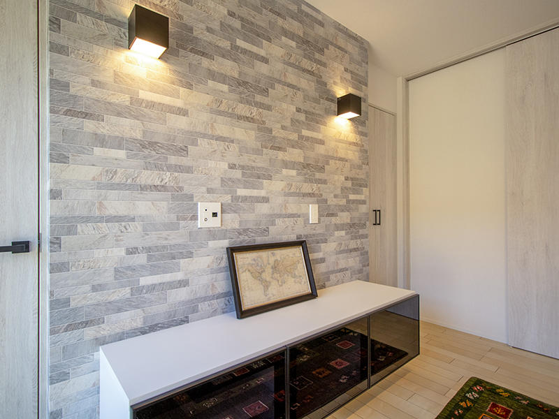 注文住宅新築完成　アクセントクロス｜滋賀で家を建てるなら匠工房