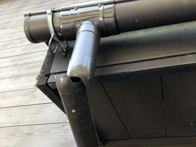 雨樋リフォーム施工前　雨樋｜滋賀でリフォームするなら匠工房