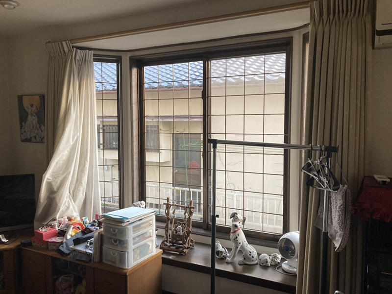 内窓リフォーム施工前　出窓｜滋賀でリフォームするなら匠工房