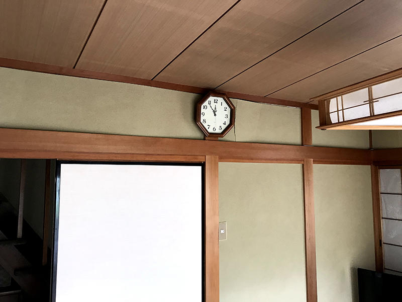 施工前　和室のカベ