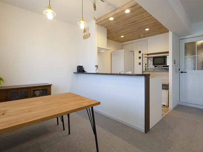 マンションリフォーム完成　ダイニング・キッチン｜滋賀でリフォームするなら匠工房