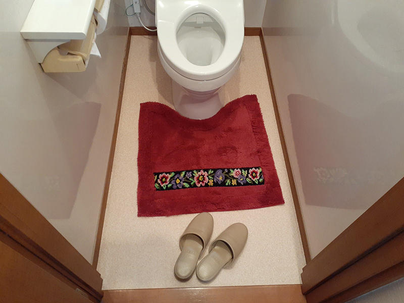 トイレリフォーム完成　クッションフロアも新しくなりました｜滋賀でリフォームするなら匠工房