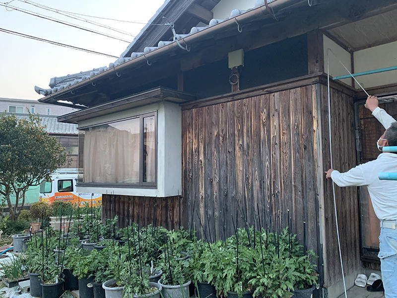 テラスリフォーム施工前　テラス設置予定場所｜滋賀でリフォームするなら匠工房