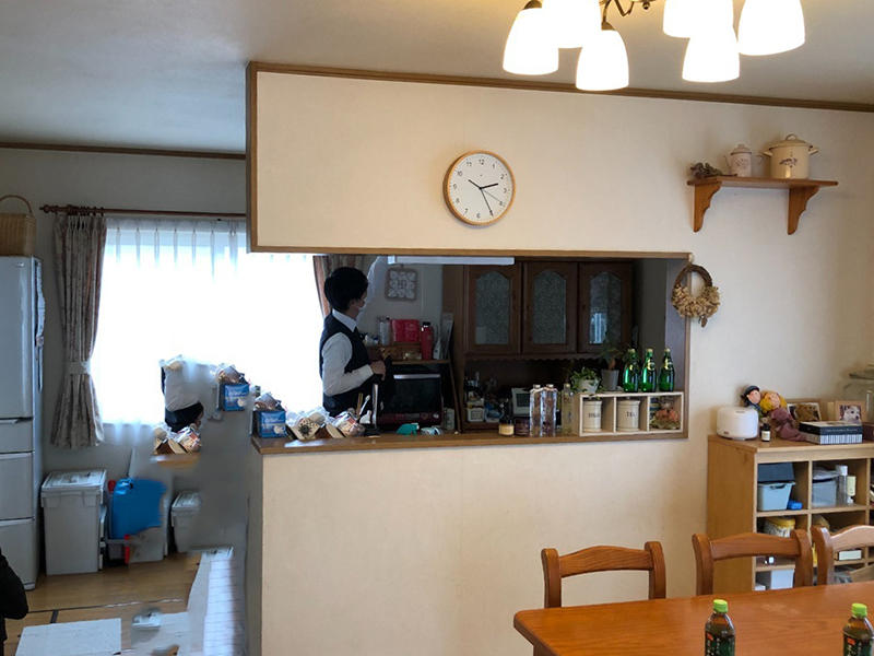 全面リフォーム施工前　ダイニング・キッチン｜滋賀でリフォームするなら匠工房