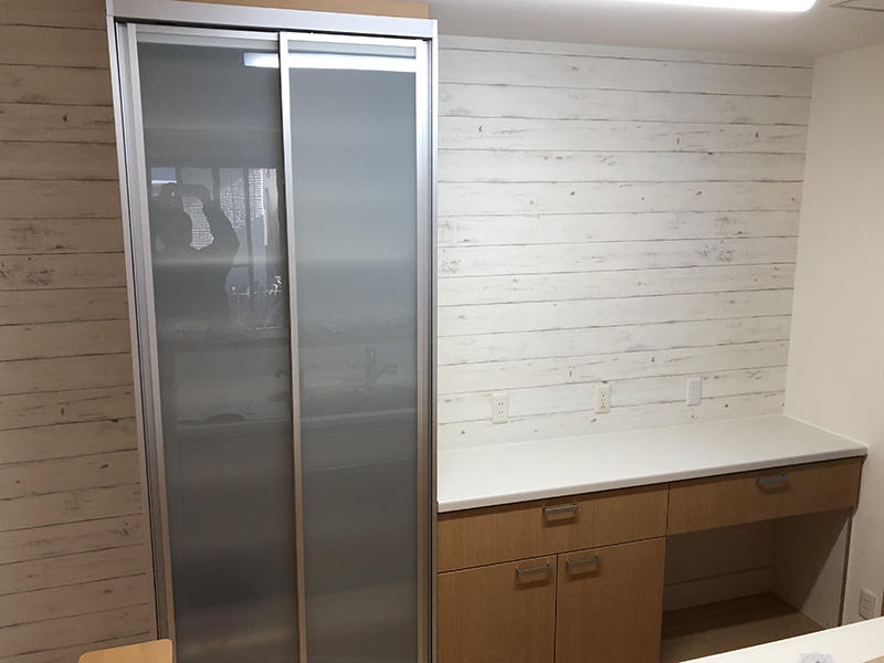 キッチンリフォーム完成　カップボード｜滋賀でリフォームするなら匠工房