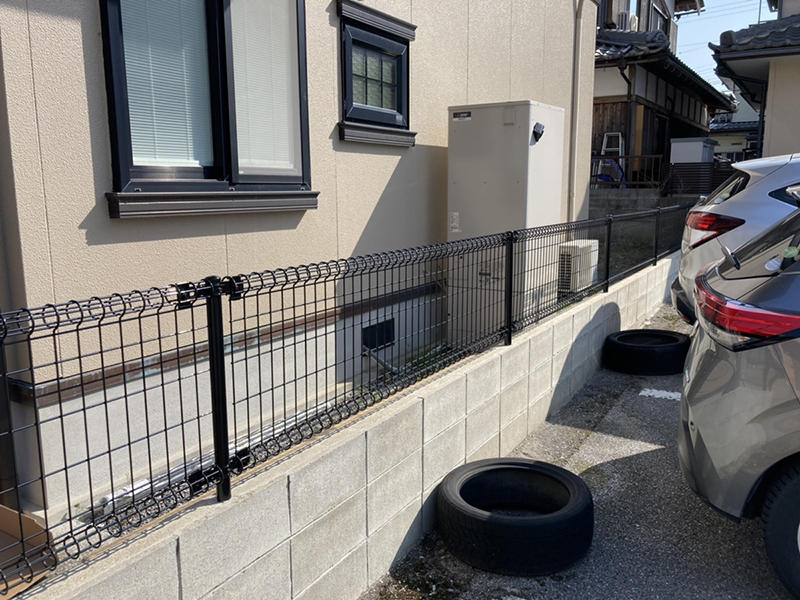 カーポートリフォーム完成　フェンス｜滋賀でリフォームするなら匠工房