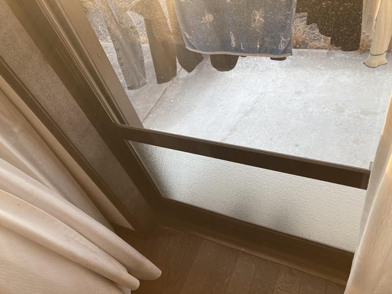 内窓リフォーム施工前　掃き出し窓｜滋賀でリフォームするなら匠工房