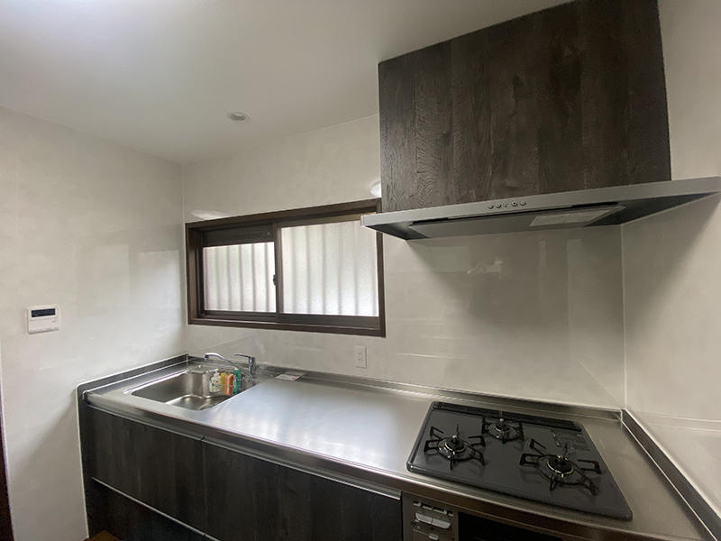 キッチンリフォーム完成　システムキッチン　クリナップ　ラクエラ｜滋賀でリフォームするなら匠工房