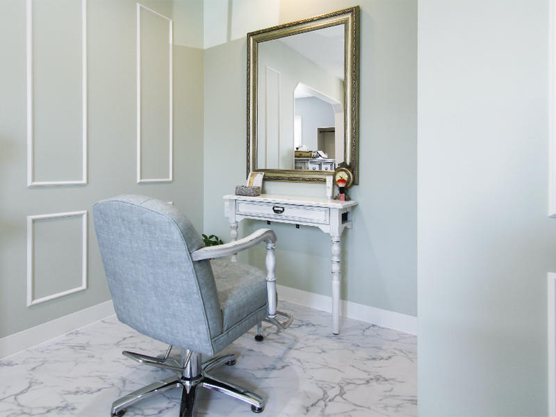 C'est chouette様美容室 セレクトされたチェア|滋賀や京都で開業するなら匠工房