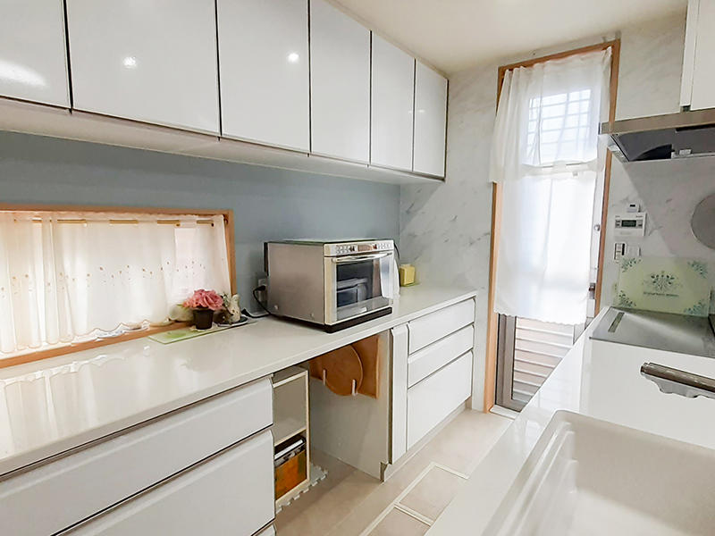 キッチンリフォーム完成　カップボード｜滋賀でリフォームするなら匠工房