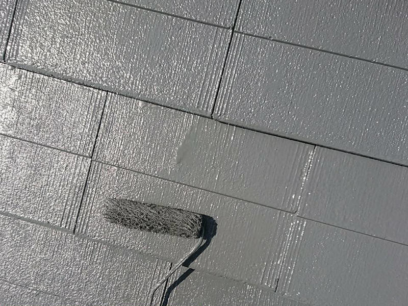 屋根上塗り　ガイソールーフガードシリコン