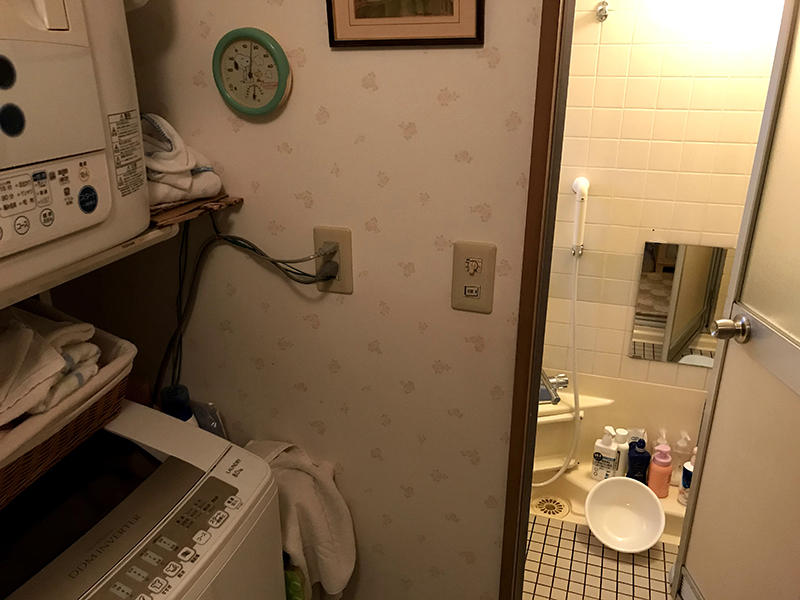 水まわりリフォーム施工前　洗面｜滋賀でリフォームするなら匠工房