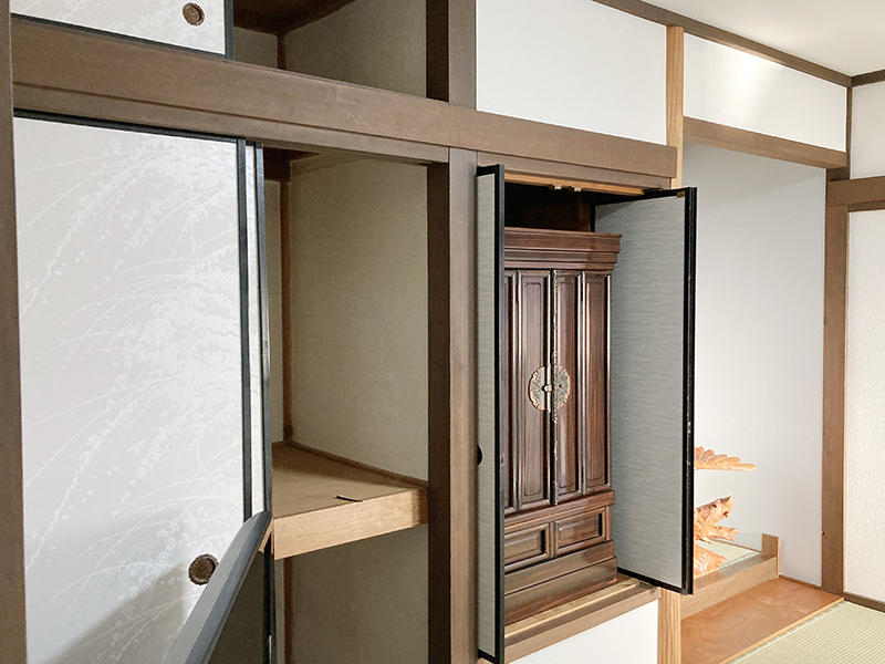 和室リフォーム完成　襖貼り替え｜滋賀でリフォームするなら匠工房