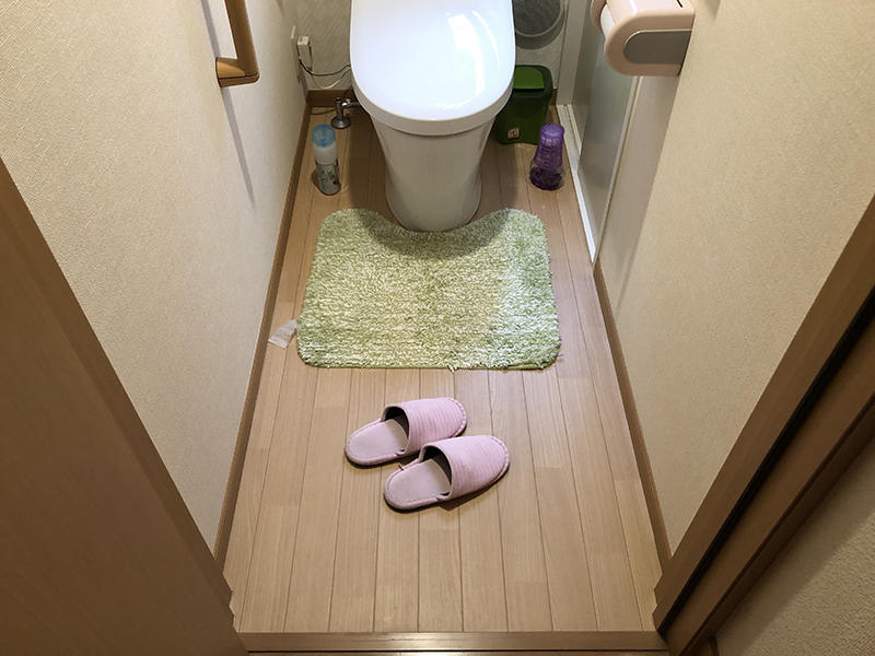 トイレリフォーム完成　2階トイレ内装｜滋賀でリフォームするなら匠工房