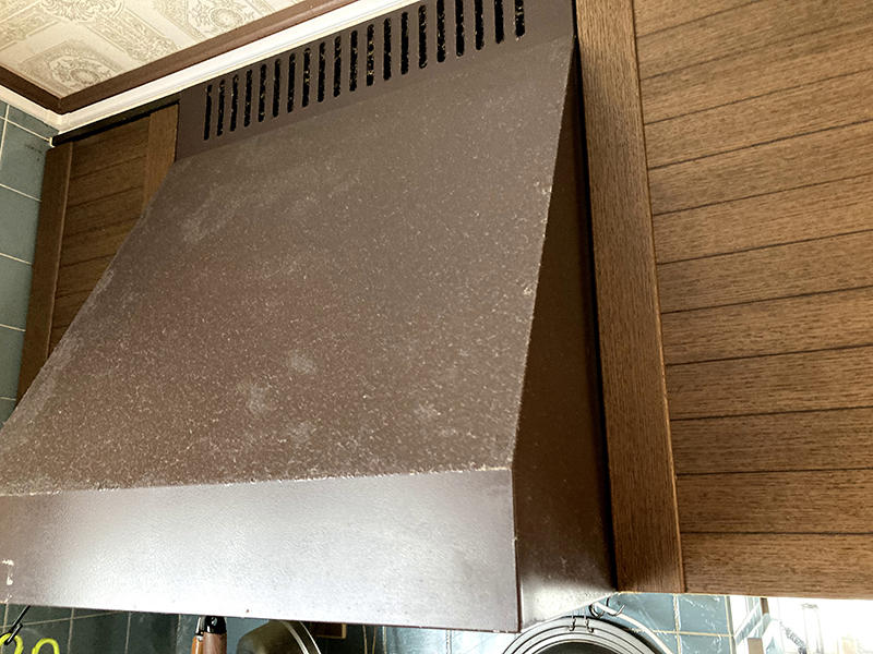 レンジフードリフォーム施工前　レンジフード｜滋賀でリフォームするなら匠工房